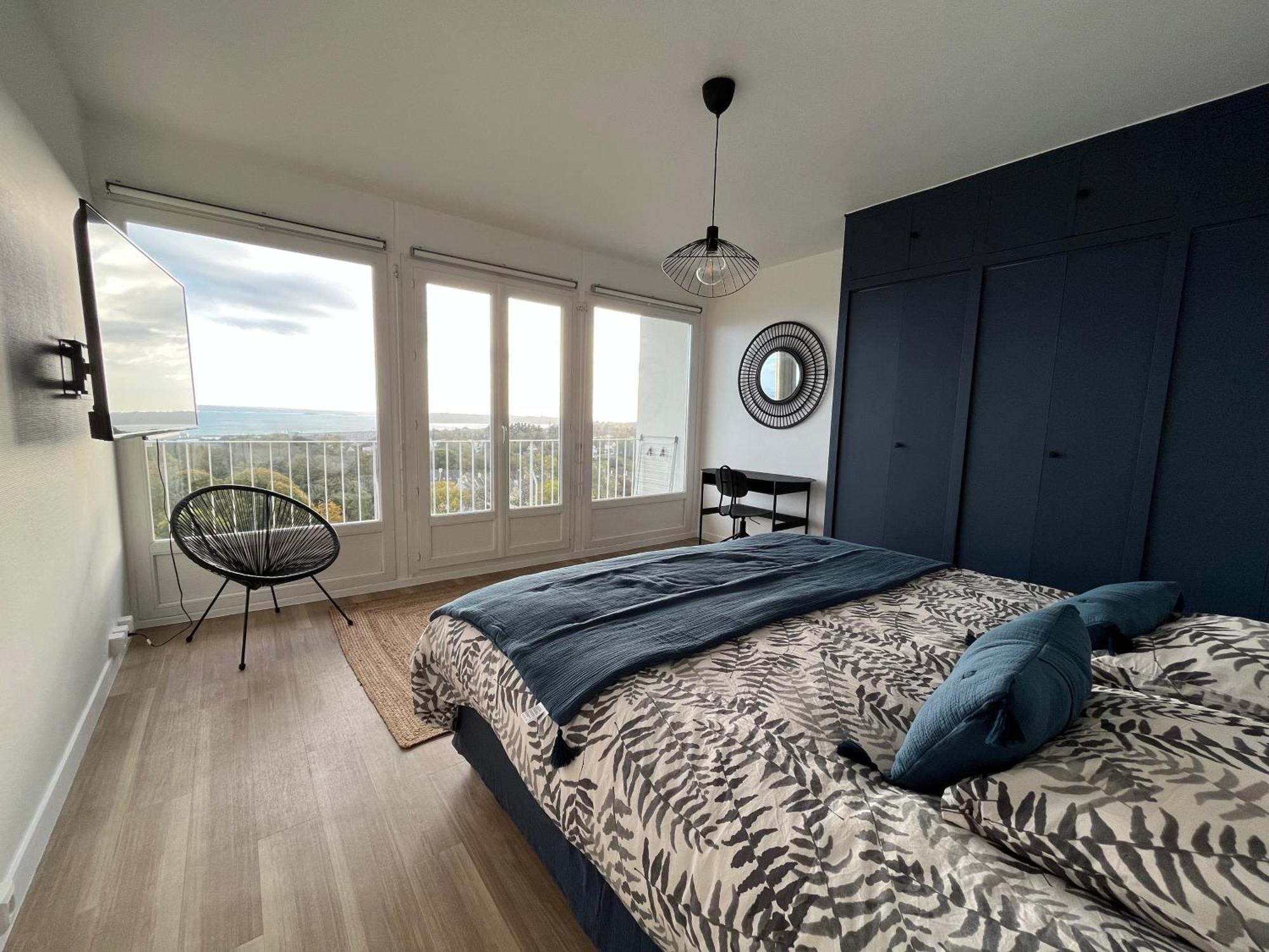 Nouveau! Appartement Vue Mer 180° Et Place Parking 브레스트 외부 사진